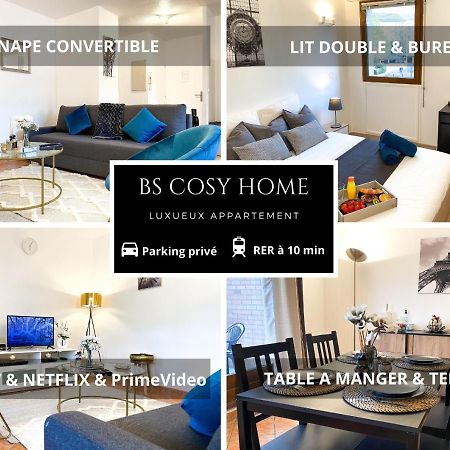 Luxueux Appartement Evry Centre - Parking - Rer A 10 Min Courcouronnes Exterior foto