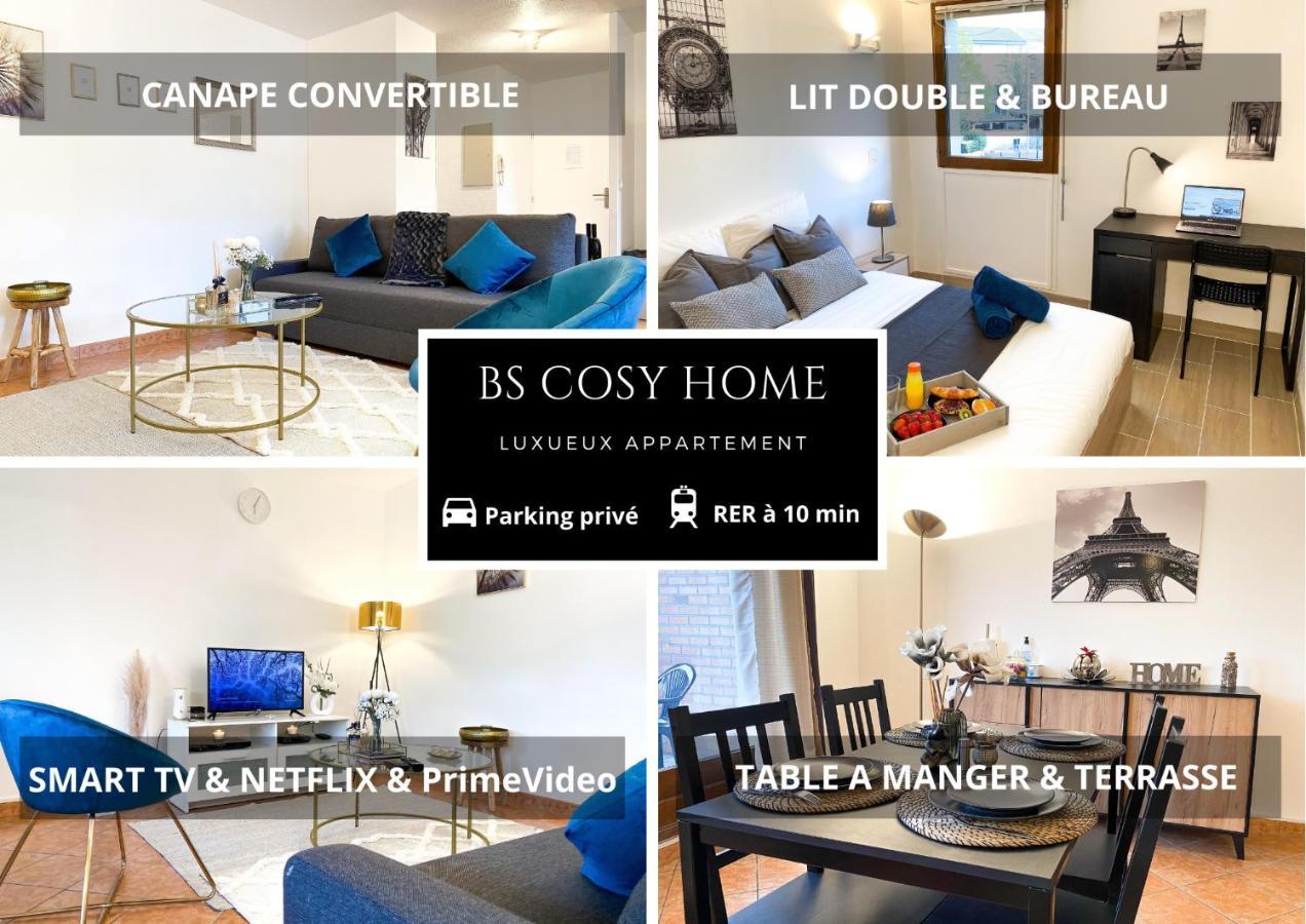 Luxueux Appartement Evry Centre - Parking - Rer A 10 Min Courcouronnes Exterior foto